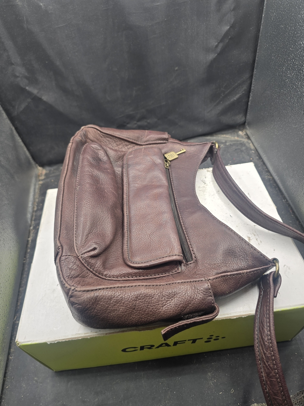 Fossil Brown Leather Women's Crossbody Bag